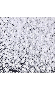 Miyuki rocailles Perlen 15/0 - Crystal matted 15-131F